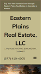 Mobile Screenshot of easternplainsrealestatellc.com