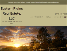 Tablet Screenshot of easternplainsrealestatellc.com